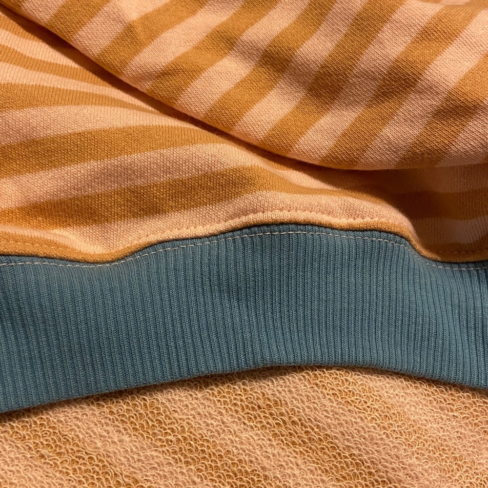 NWOT Free People Classic Striped Oversized Crewneck - Picture 11 of 11